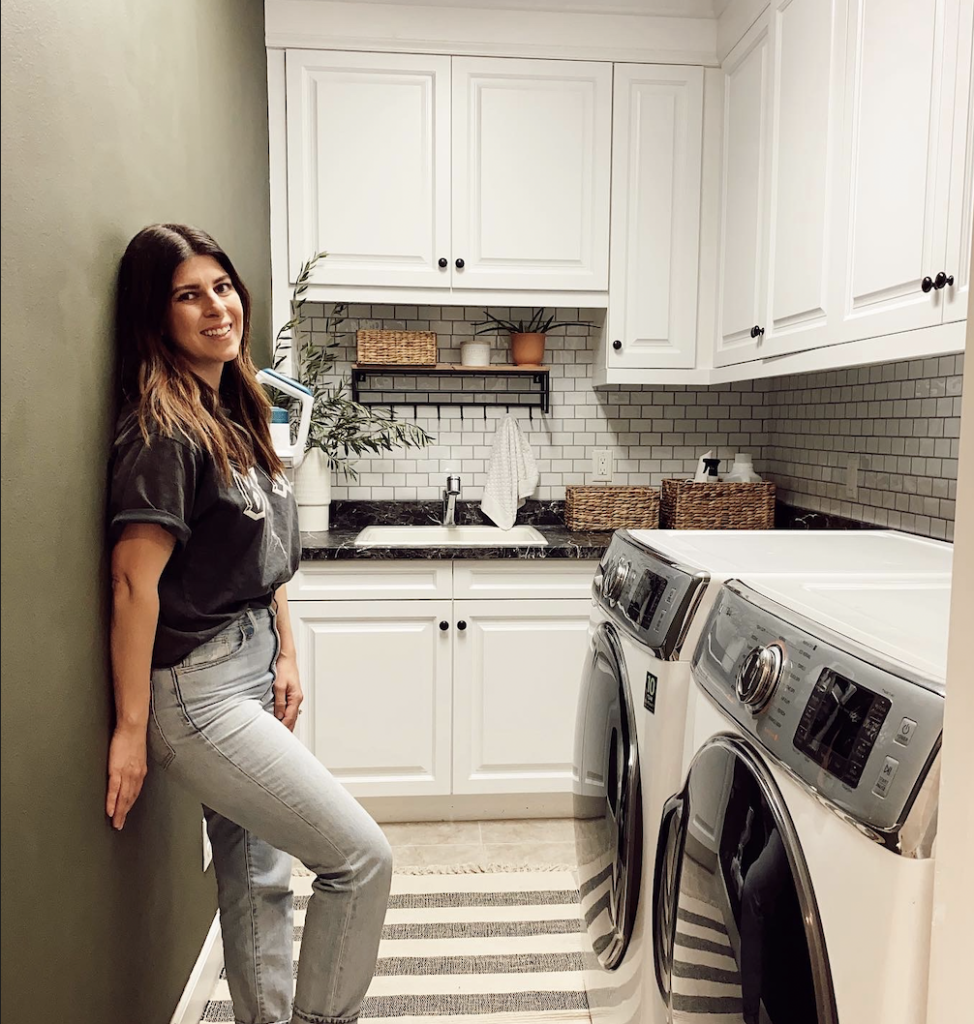 laundry room "after" photo